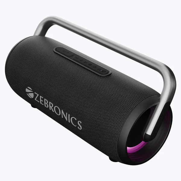 Zebronics Axon 200, BTv5.3, Upto 10 Hours Playback, USB | AUX, Fabric Finish, RGB 180 W Bluetooth Home Audio Speaker