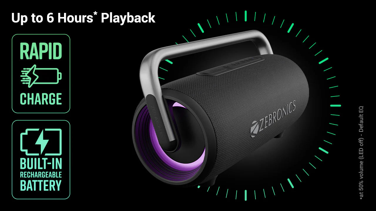 Zeb Axon 100 Portable Party Bluetooth Speaker